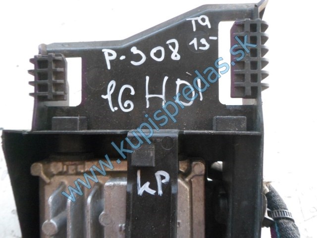 riadiaca jednotka štart , stop na peugeot 308 1,6hdi, 967787168001, 9810858380