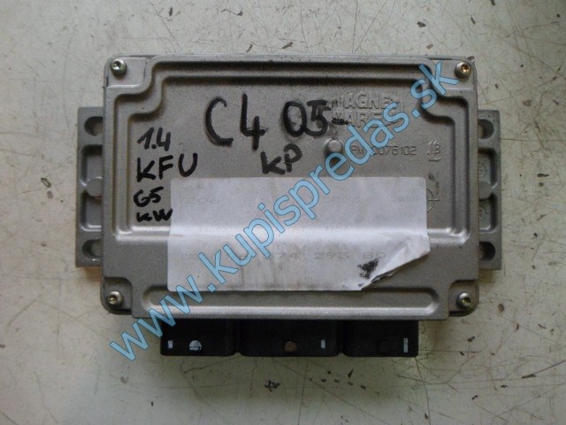 riadiaca jednotka motora na citroen c4 1,4i 16V, 9657429380, 