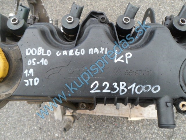 motor na fiat doblo 1,9jtd 77KW, 223B1000