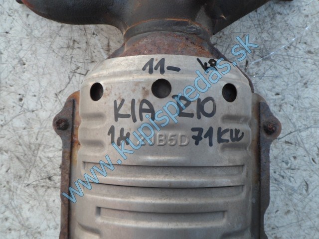 výfukové potrubie na kiu rio II, 1,4i 16V, 2JB50, katalyzátor