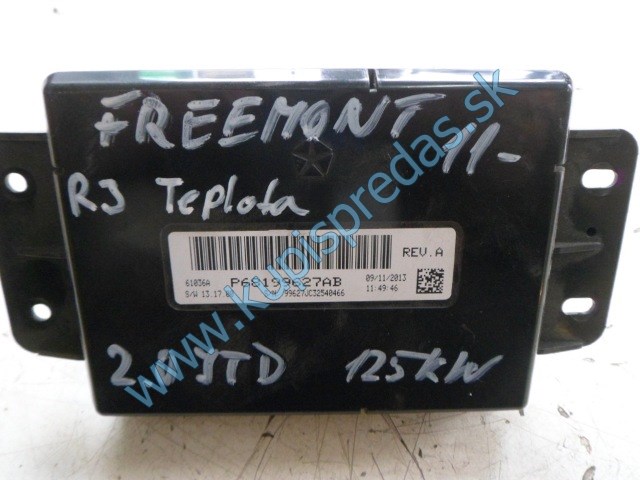 riadiaca jednotka tepla na fiat freemont, P68199627AB