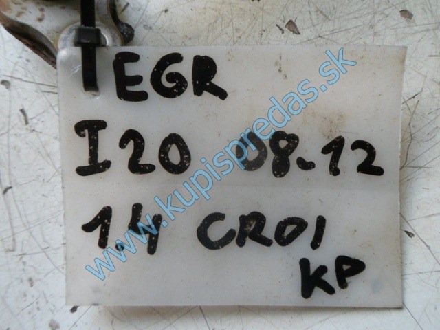 trubka na egr ventil na hyundai i20 1,4crdi, 