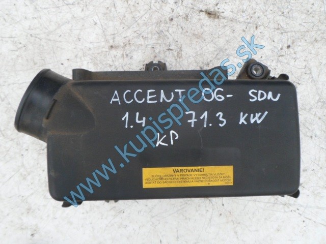 obal vzduchového filtra na hyundai accent 1,4i, 28110-1G000