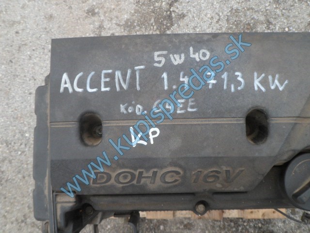 motor na hyundai accent 1,4i G4EE