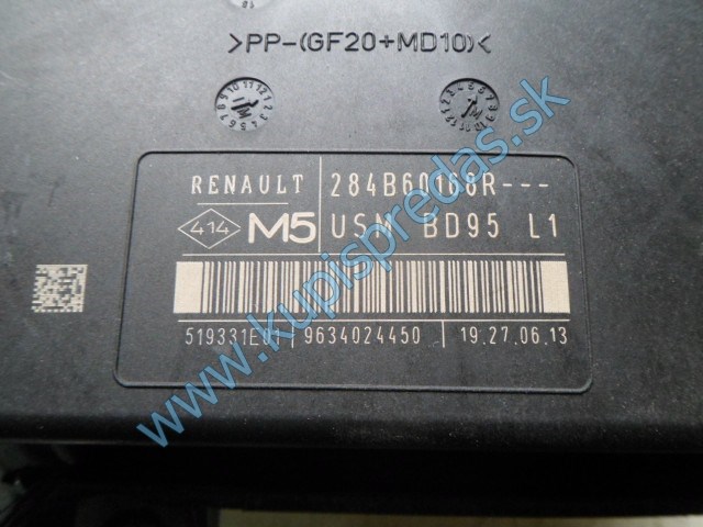 usm modul na renault megane III 1,6i 16V, 284B60168R