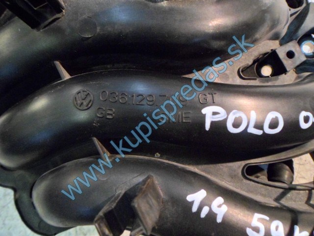 sacie potrubie na vw volkswagen polo 1,4i 16V, 036129709GT