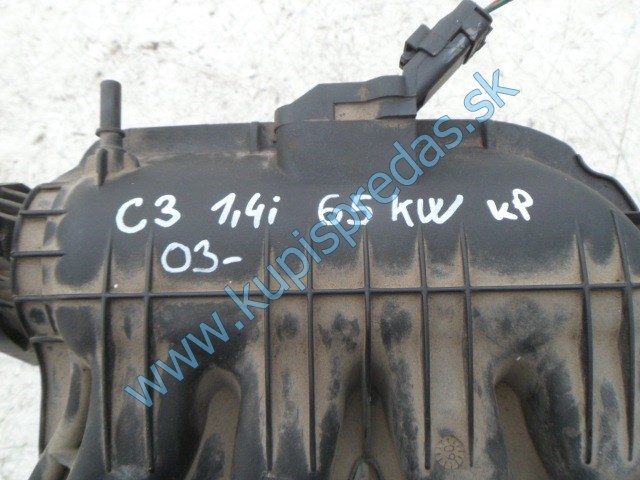 sacie potrubie na citroen c3, 1,4i 16V, 9645400680