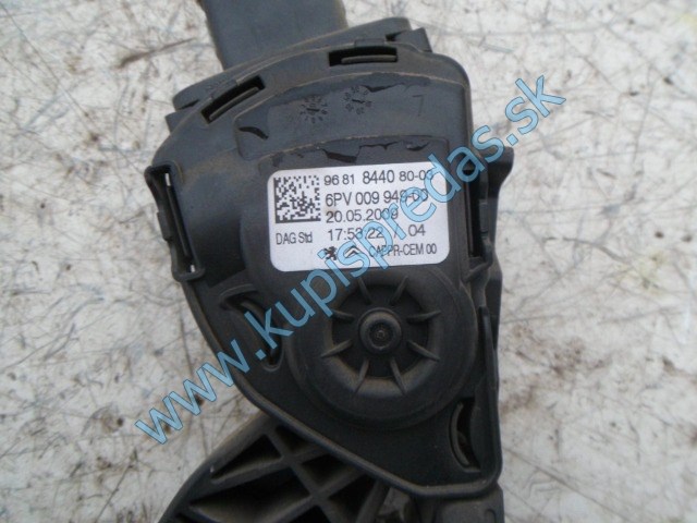 plynový pedál na citroen c3 1,4i 16V, 968184480-03