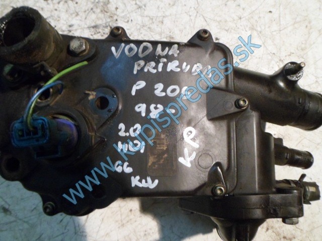 vodná príruba na peugeot 206 2,0hdi, obal termostatu, 