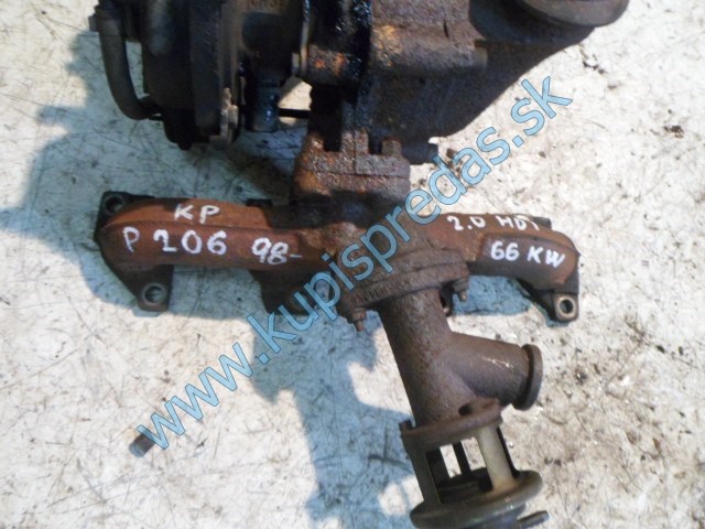 turbo na peugeot 206 2,0hdi, 009DI5032638