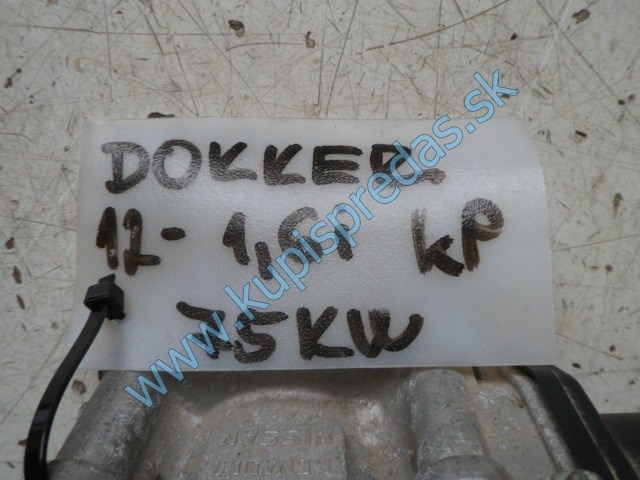 škrtiaca klapka na daciu dokker 1,6i 16V, 
