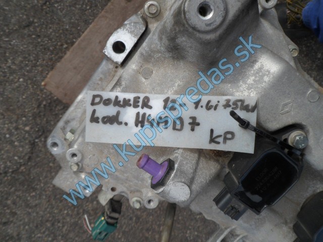 motor na daciu dokker 1,6i , H4MD7, 