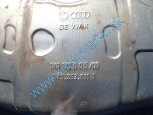 zadný výfuk na vw volkswagen golf 6 2,0tdi, HB, 1K6253611T