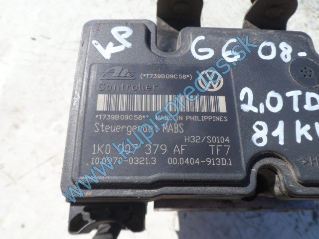 abs pumpa na vw volkswagen golf 6 2,0tdi, 1K0907379AF