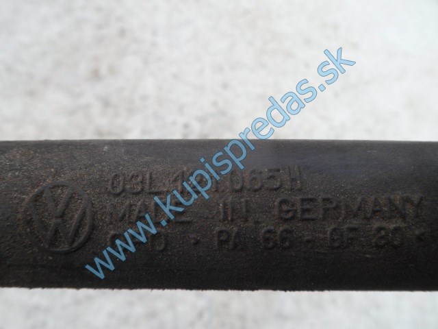 trubka na vodu na vw volkswagen golf 6 2,0tdi, 03L121065H