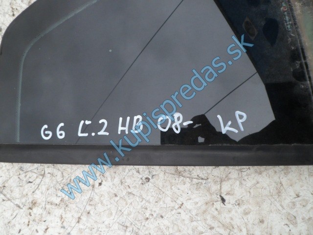 ľavé zadné sklo trojuholníkové na vw volkswagen golf 6 HB