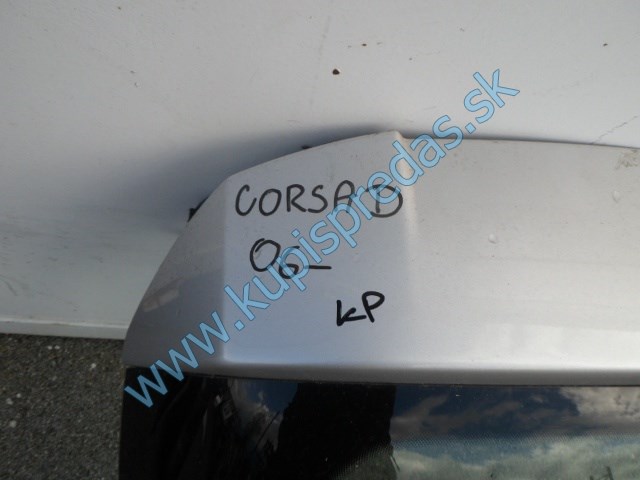 piate dvere na opel corsu D 5 dverovú, zadná kapota