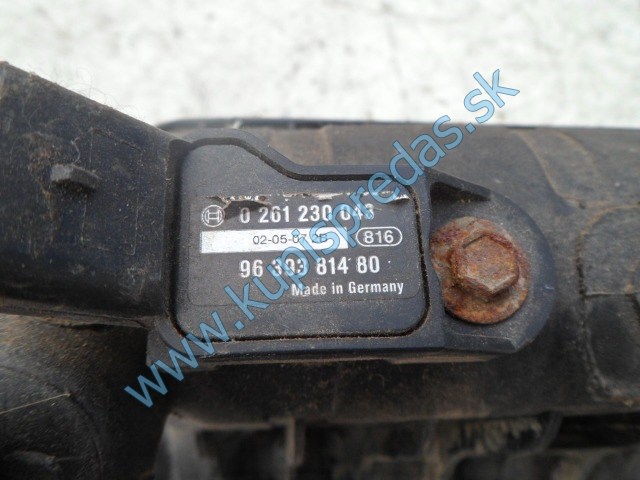 sacie potrubie na citroen c3, 1,1i, 9638425180