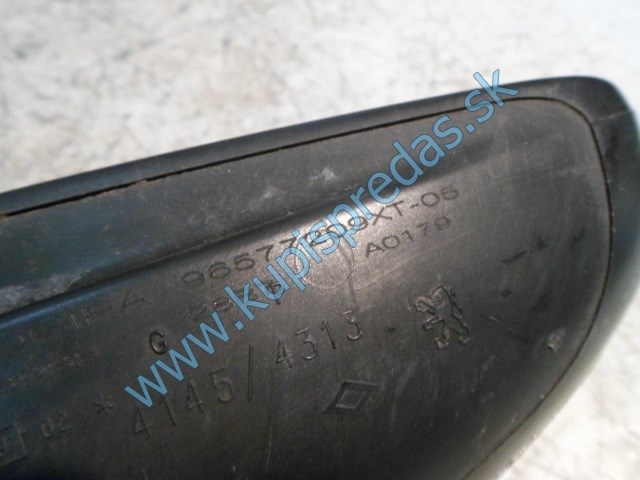 pravé spätné zrkadlo na peugeot 307 lift, 5 pinové, 96577209XT