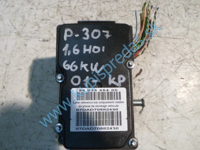 pumpa abs na peugeot 307 1,6hdi, 9663345480