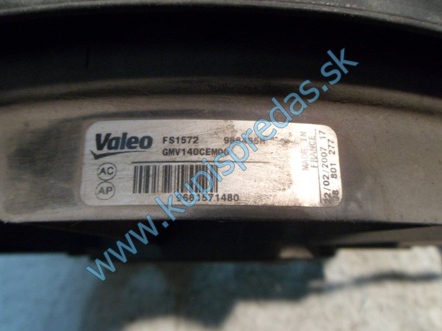 ventilátor chladenia na peugeot 307 1,6hdi, 9661571480