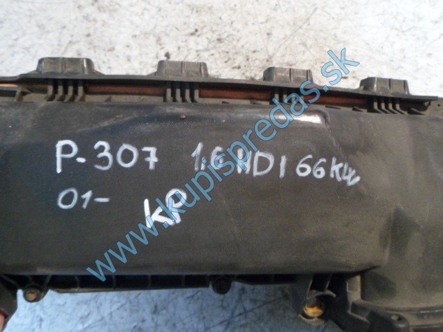 obal vzduchového filtra na peugeot 307 1,6hdi, 9663356980