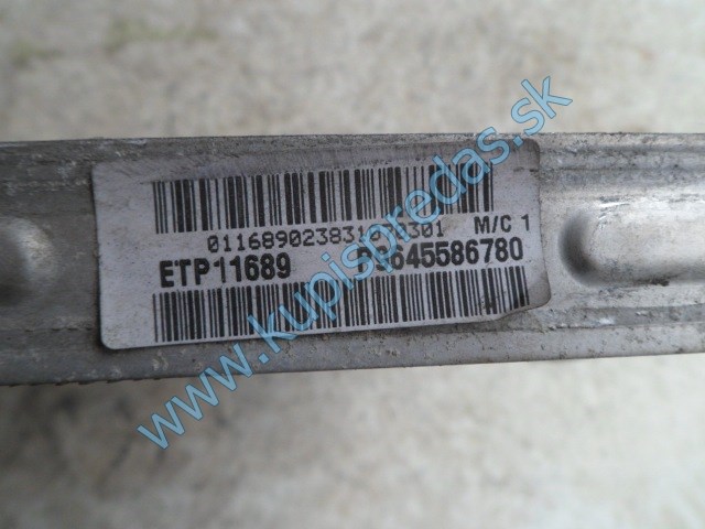 vodný chladič na peugeot 307 1,6hdi, P 9645586780