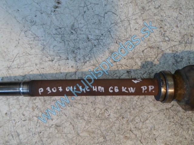 pravá predná poloos na peugeot 307 1,6hdi, 9637117880