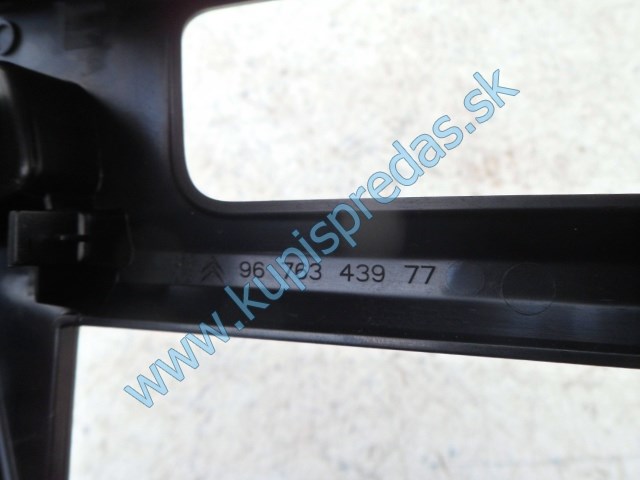 stredový panel , výduch kúrenia na citroen c-elysee, 9676343977