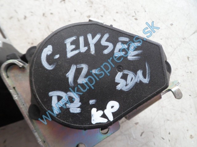 pravý zadný bezpečnostný pás na citroen c-elysee 96757050XY