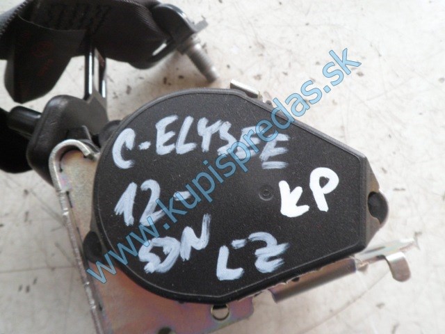 ľavý zadný bezpečnostný pás na citroen c-elysee, 9675050XY