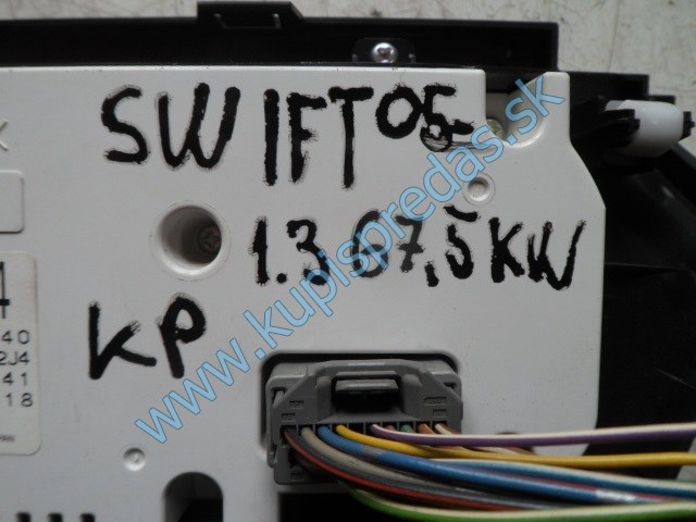 panel na ovládanie kúrenia na suzuki swift, 39510-62J40