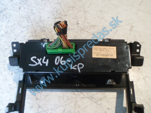 panel na ovládanie kúrenia na suzuki sx4, 39510-79J02