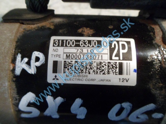 štartér na suzuki sx4 1,6i 16V, 31100-63J0