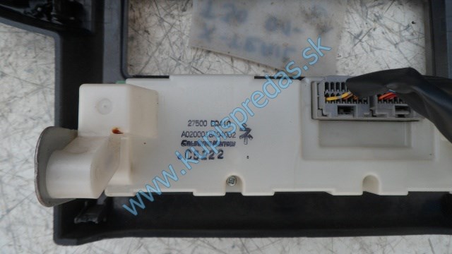 stredový panel na ovládanie kúrenia na nissan x-trail t30, 27500EQ410