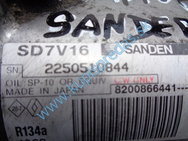 kompresor klimatizácie na daciu sandero, 2250510844