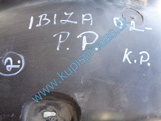 pravý predný podblatník na seat ibizu, 6L0809958D