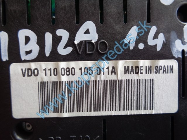 tachometer na seat ibizu 1,4i 16V, 110080105011A