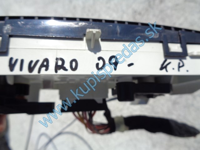 panel na ovládanie kúrenia na opel vivaro, N108577P