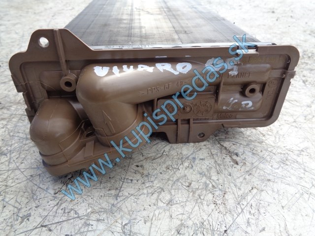 radiator kúrenia na opel vivaro, 