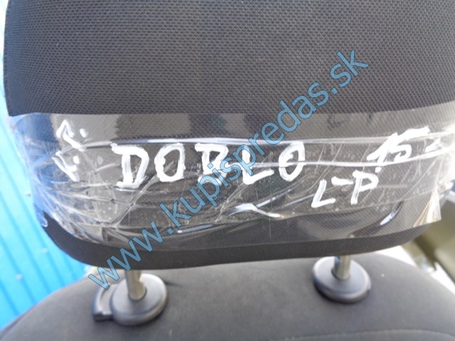 ľavá predná sedačka na fiat doblo, sedačkový airbag