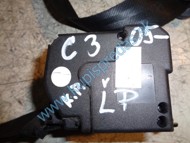 ľavý predný bezpečnostný pás na citroen c3, 