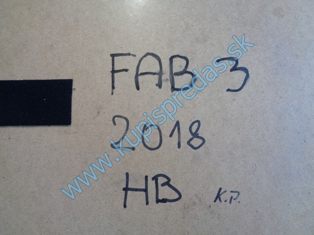 zadný koberec do kufra na škodu fábiu 3 HB, 6V6863463F