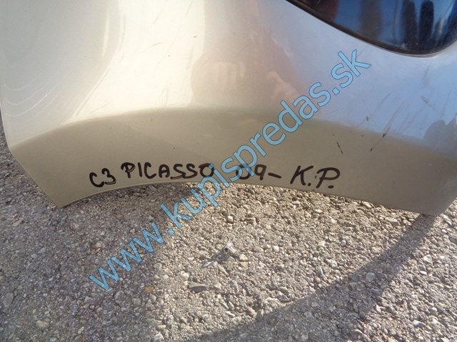 zadný nárazník na citroen c3 picasso, 9681827477