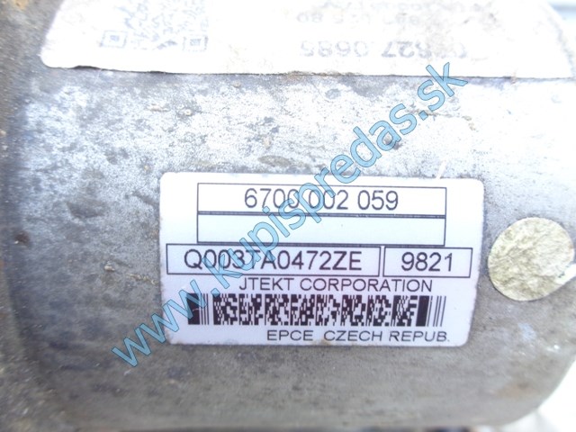 riadenie, servoriadenie na citroen c3 picasso, 6700002059