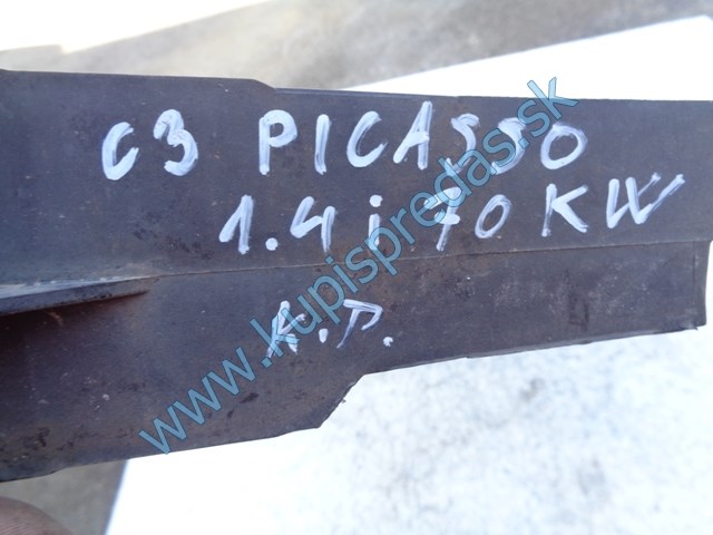 spodná výstuha nárazníka na citroen c3 picasso, 9681778180