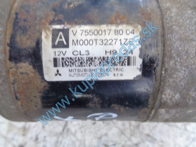 štartér na citroen c3 picasso, 1,4i, V75500178004