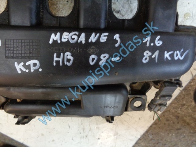 sacie potrubie na renault megane 3 1,6i, 8200647713