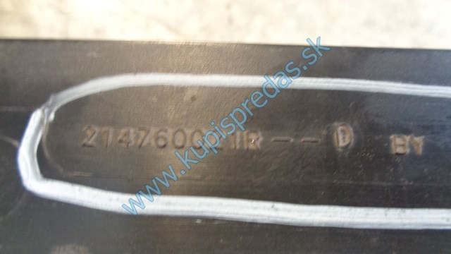 horný kryt na predné čelo na renault megane 3, 214760021R