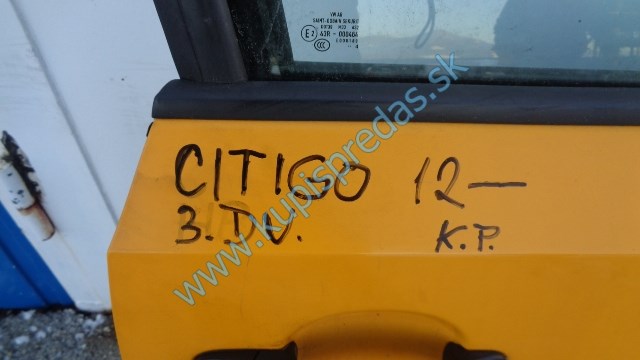 pravé predné dvere na škodu citigo 3oj dverová